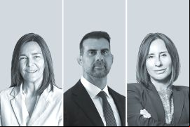 Cristina Duch, Sergio Moraes y Carolina Belmar